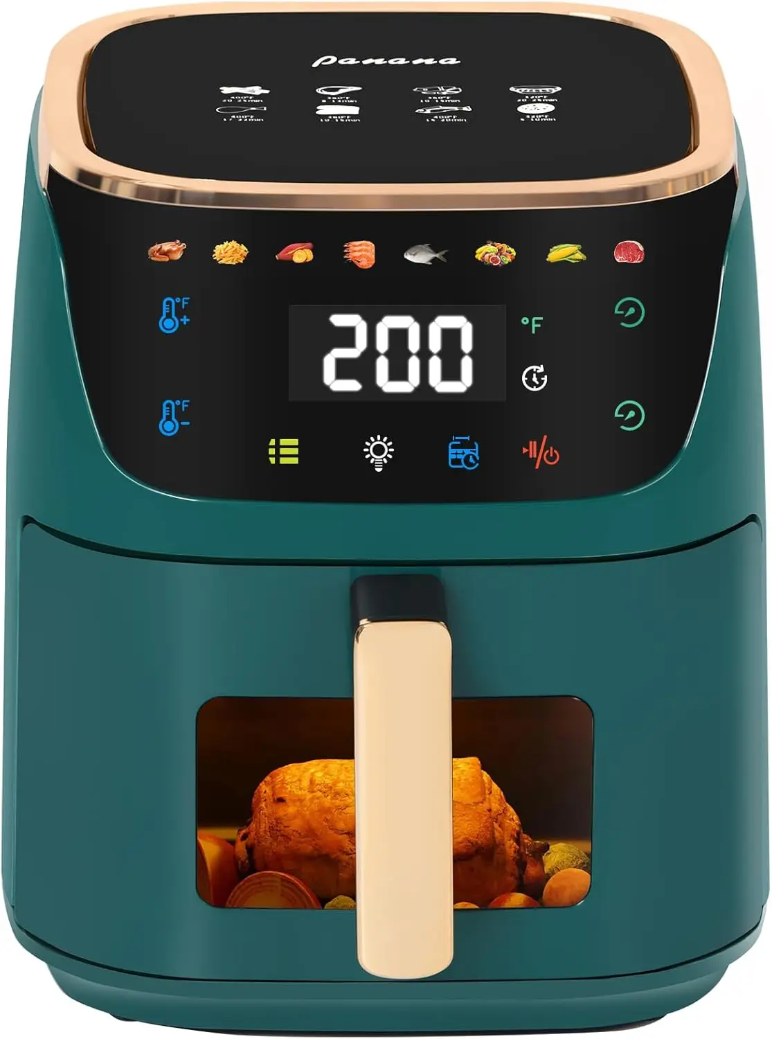 8QT Large Air Fryer with 8 Preset Menus, One-Touch Digital Control, Touchscreen Display, Nonstick, Dishwasher Safe, Compact
8QT Large Air Fryer with 8 Preset Menus, One-Touch Digital Control, Touchscreen Display, Nonstick, Dishwasher Safe, Compact