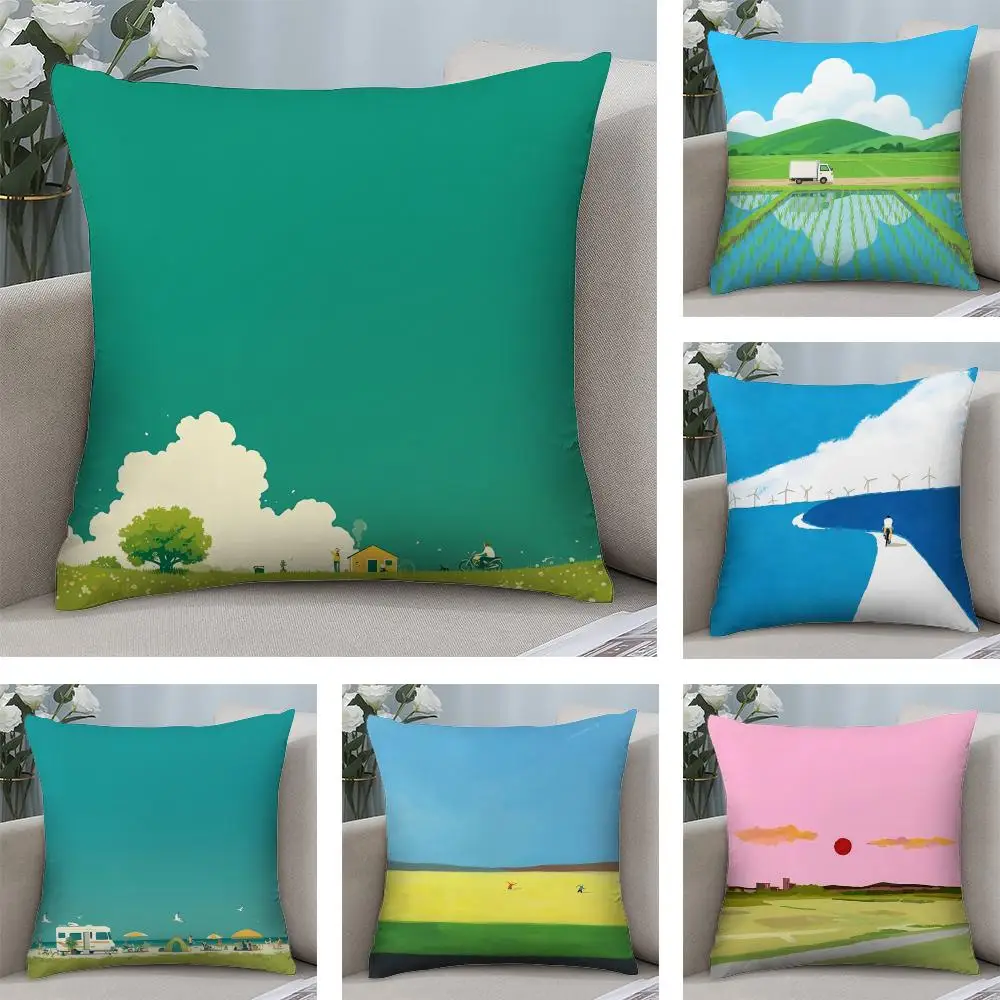Japanese Minimalist Comic Style Cushion Cover Square Pillow Bedroom Sofa Leisure Comfort Living Room Home Decoration 40X40
Japanese Minimalist Comic Style Cushion Cover Square Pillow Bedroom Sofa Leisure Comfort Living Room Home Decoration 40X40