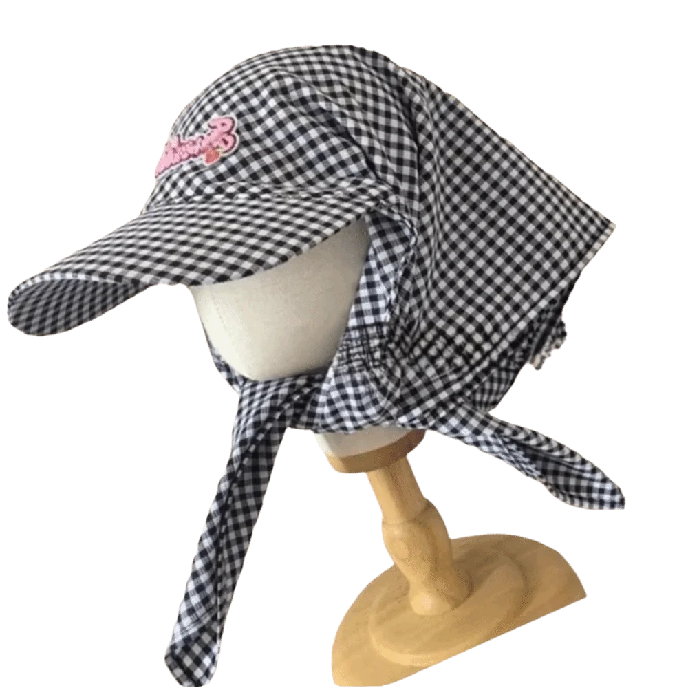 Cotton Korean Headscarf Baseball Hat Breathable Checkered Triangle Headscarf Baseball Cap Sweet Hip Hop
Cotton Korean Headscarf Baseball Hat Breathable Checkered Triangle Headscarf Baseball Cap Sweet Hip Hop