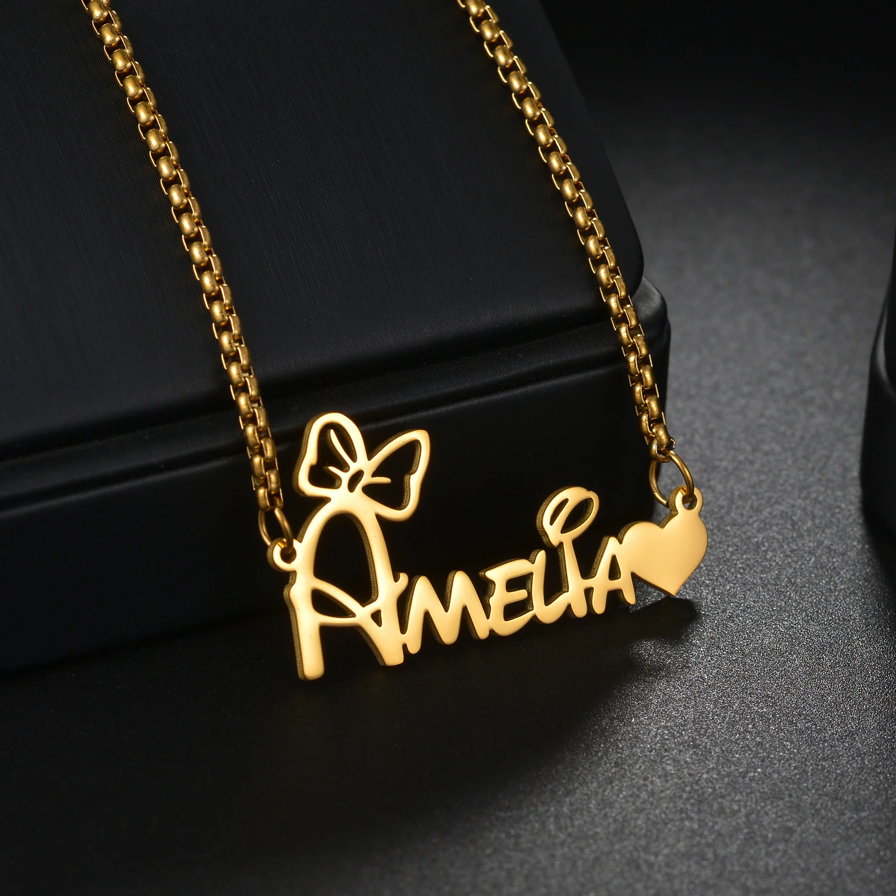 Customized Name Letter Necklaces For Women Personalized Stainless Steel Fashion Pendants Chain Birthday Daily Wear Jewelry Gifts
Customized Name Letter Necklaces For Women Personalized Stainless Steel Fashion Pendants Chain Birthday Daily Wear Jewelry Gifts