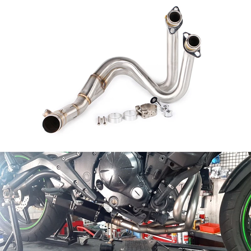 For Kawasaki ER6N ER6F Ninja650R Z650 Ninja650 VERSYS650 Titanium Alloy Exhaust Pipe 2012 - 2021 Moto Bike Exhaust System Racing
For Kawasaki ER6N ER6F Ninja650R Z650 Ninja650 VERSYS650 Titanium Alloy Exhaust Pipe 2012 - 2021 Moto Bike Exhaust System Racing