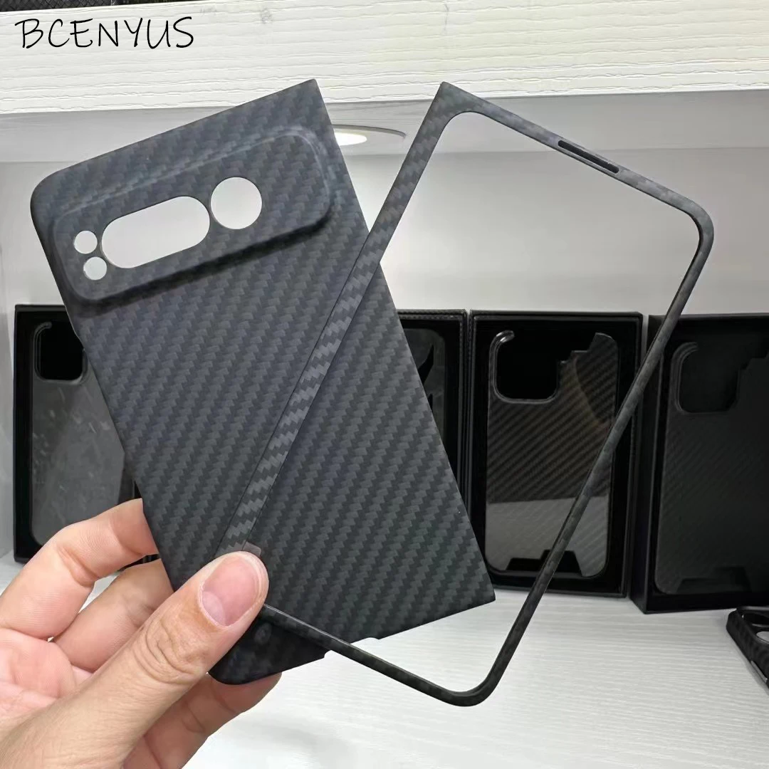 Carbon Fiber Case for Google Pixel Fold Real Aramid Fiber Ultra-thin Phone Shell for Google Pixel Fold anti-drop case
Carbon Fiber Case for Google Pixel Fold Real Aramid Fiber Ultra-thin Phone Shell for Google Pixel Fold anti-drop case