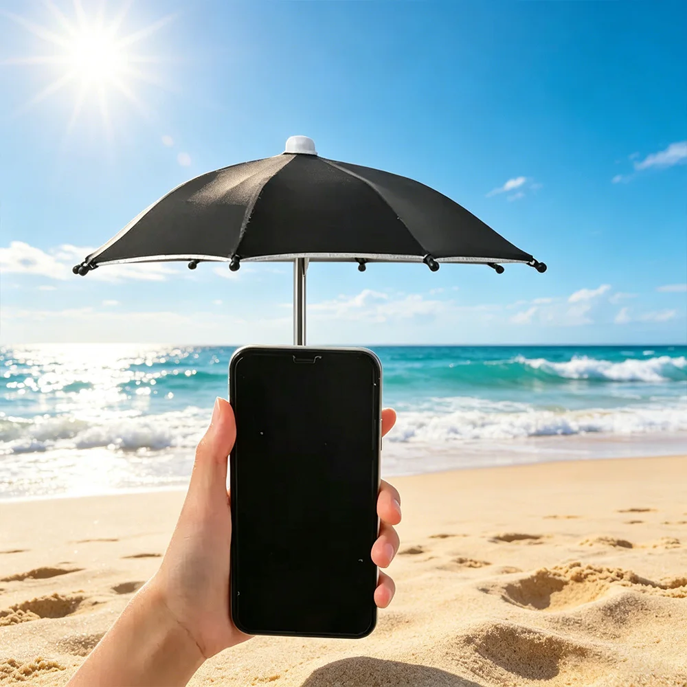 Universal Mini Phone Parasol Portable Anti-UV Sun Rain Shield Outdoor Live Broadcast Car Mount Phone Umbrella Accessory
Universal Mini Phone Parasol Portable Anti-UV Sun Rain Shield Outdoor Live Broadcast Car Mount Phone Umbrella Accessory