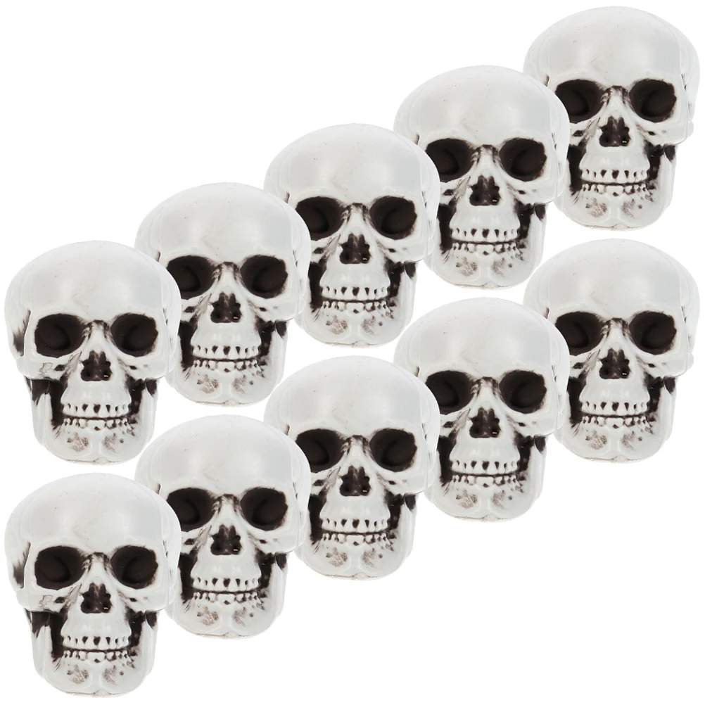 10 Pcs Mini Skulls Realistic Plastic Scared Heads Haunted House Fake Halloween Decoration Ornament 
10 Pcs Mini Skulls Realistic Plastic Scared Heads Haunted House Fake Halloween Decoration Ornament