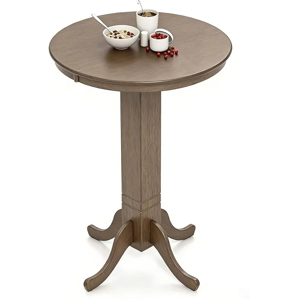 30 Walnut Round Dining Table with Elegant Base, Supports 180 LBS, Ideal for Kitchen, Dinette, Living Room, and Restaurant Use
30 Walnut Round Dining Table with Elegant Base, Supports 180 LBS, Ideal for Kitchen, Dinette, Living Room, and Restaurant Use