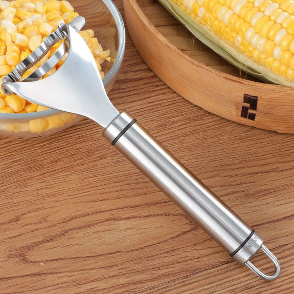 Stainless Steel Corn Peeler Kitchen Gadget Sheller Portable Veggie Helper Small Lightweight Storage Tool
Stainless Steel Corn Peeler Kitchen Gadget Sheller Portable Veggie Helper Small Lightweight Storage Tool