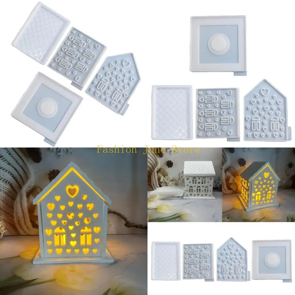 N5KA Подставка для свечи Силиконовая форма Форма для подсвечника Сердце Домик Основание для свечи Эпоксидная форма
N5KA Подставка для свечи Силиконовая форма Форма для подсвечника Сердце Домик Основание для свечи Эпоксидная форма