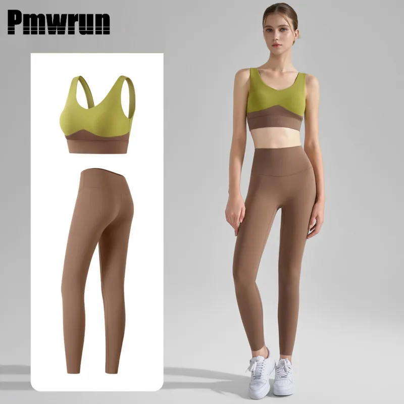 PMWRUN 2025 цветных блоков с двойным ремешком и v-образным вырезом, спортивная одежда для йоги высокой интенсивности, комплект из 2 предметов для женщин, одежда для фитнеса, женский комплект
PMWRUN 2025 цветных блоков с двойным ремешком и v-образным вырезом, спортивная одежда для йоги высокой интенсивности, комплект из 2 предметов для женщин, одежда для фитнеса, женский комплект