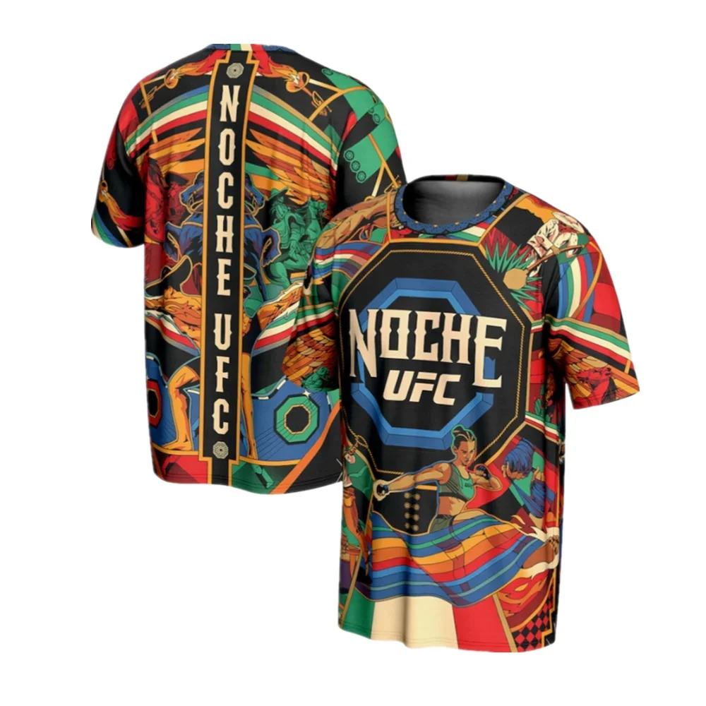 Summer UFC combat Boxing Extreme 3D printed outdoor quick-drying round-neck sportswear men's short-sleeved training top
Summer UFC combat Boxing Extreme 3D printed outdoor quick-drying round-neck sportswear men's short-sleeved training top