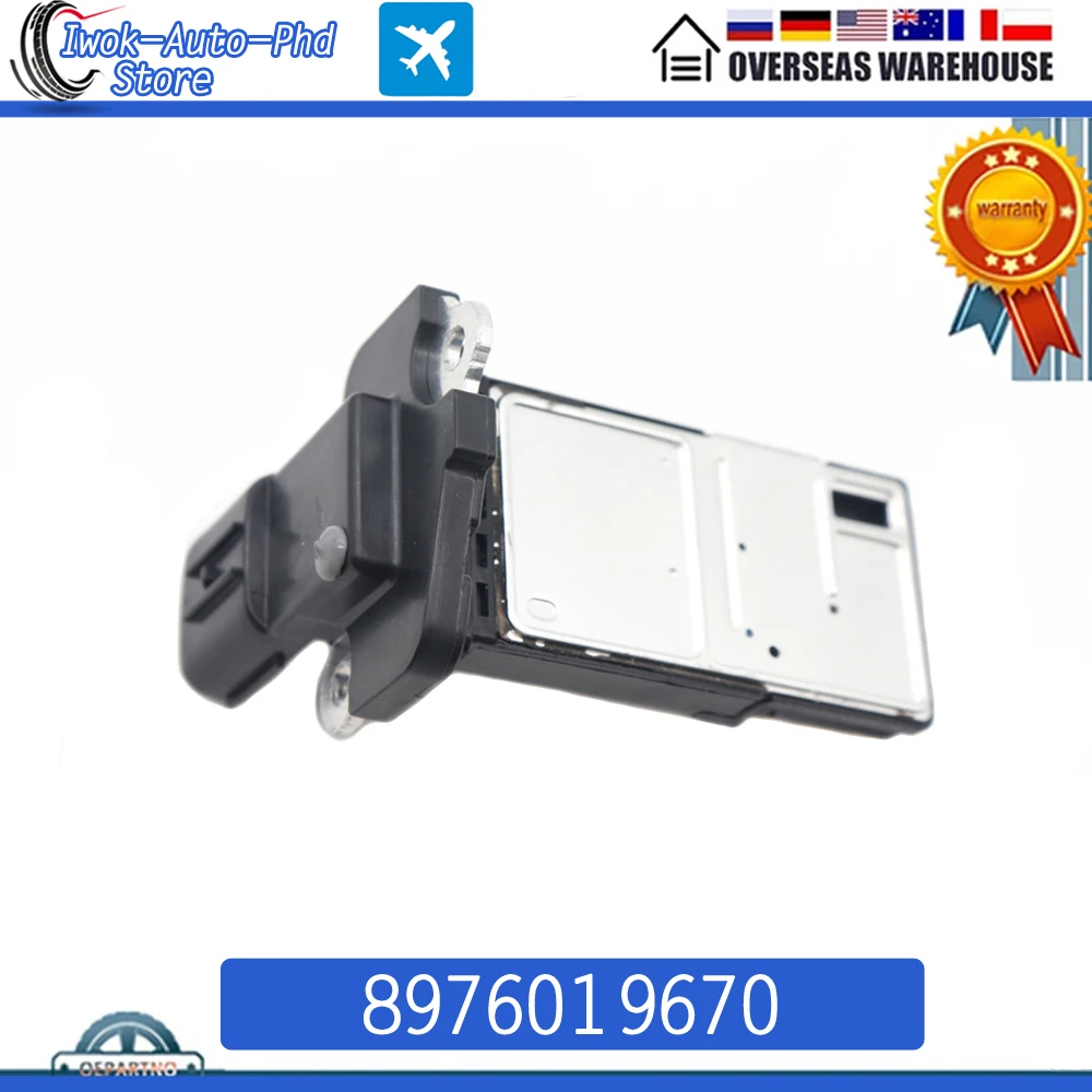 MAF Sensor For Chevrolet Isuzu D-Max Pickup 2.5 DiTD 3.0 D 4x4 2007-2012 8976019670 Mass Air Flow Meters Sensor U09005AFS
MAF Sensor For Chevrolet Isuzu D-Max Pickup 2.5 DiTD 3.0 D 4x4 2007-2012 8976019670 Mass Air Flow Meters Sensor U09005AFS