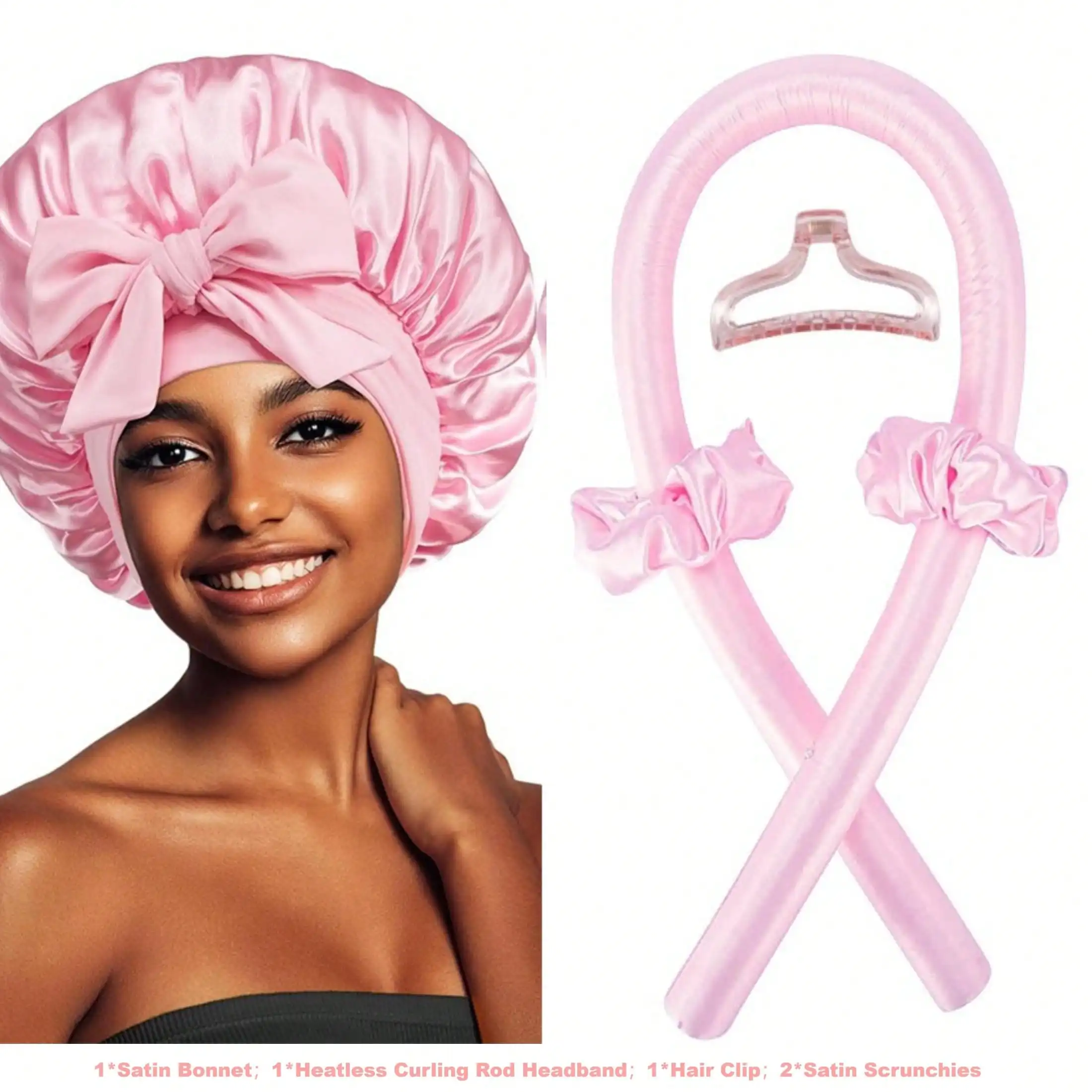 (5pcs) No Heat Curling Wand Headband, No Heat Ribbon Curling Wand Hair Curlers Hair Clips Lazy Natural Soft Waves DIY Hair Curls Hair Styling Tools For Overnight Sleep
(5pcs) No Heat Curling Wand Headband, No Heat Ribbon Curling Wand Hair Curlers Hair Clips Lazy Natural Soft Waves DIY Hair Curls Hair Styling Tools For Overnight Sleep