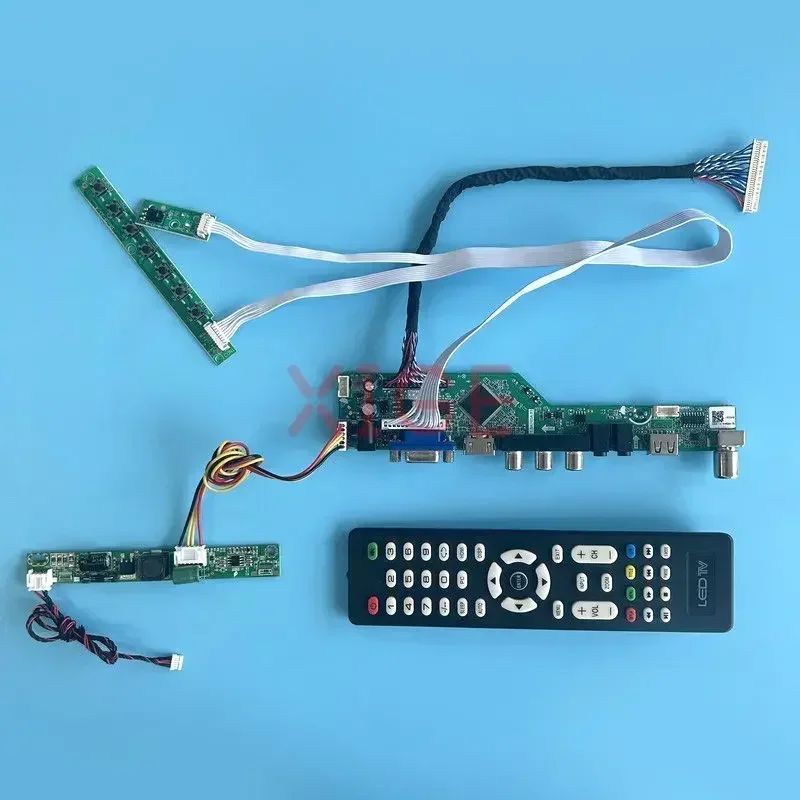 Плата драйвера ЖК-контроллера подходит для комплекта LM250WF2 M250HTN01 1920*1080, аналоговый ТВ-сигнал, 25-дюймовый экран LVDS, 30-контактный VGA + HDMI + AV + USB
Плата драйвера ЖК-контроллера подходит для комплекта LM250WF2 M250HTN01 1920*1080, аналоговый ТВ-сигнал, 25-дюймовый экран LVDS, 30-контактный VGA + HDMI + AV + USB