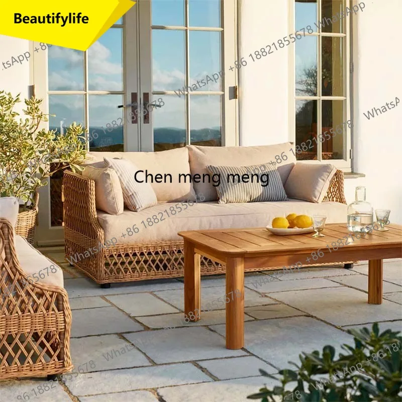 X188 Outdoor sofa courtyard garden waterproof sunscreen rattan leisure furniture villa sun room outdoor combination
X188 Outdoor sofa courtyard garden waterproof sunscreen rattan leisure furniture villa sun room outdoor combination