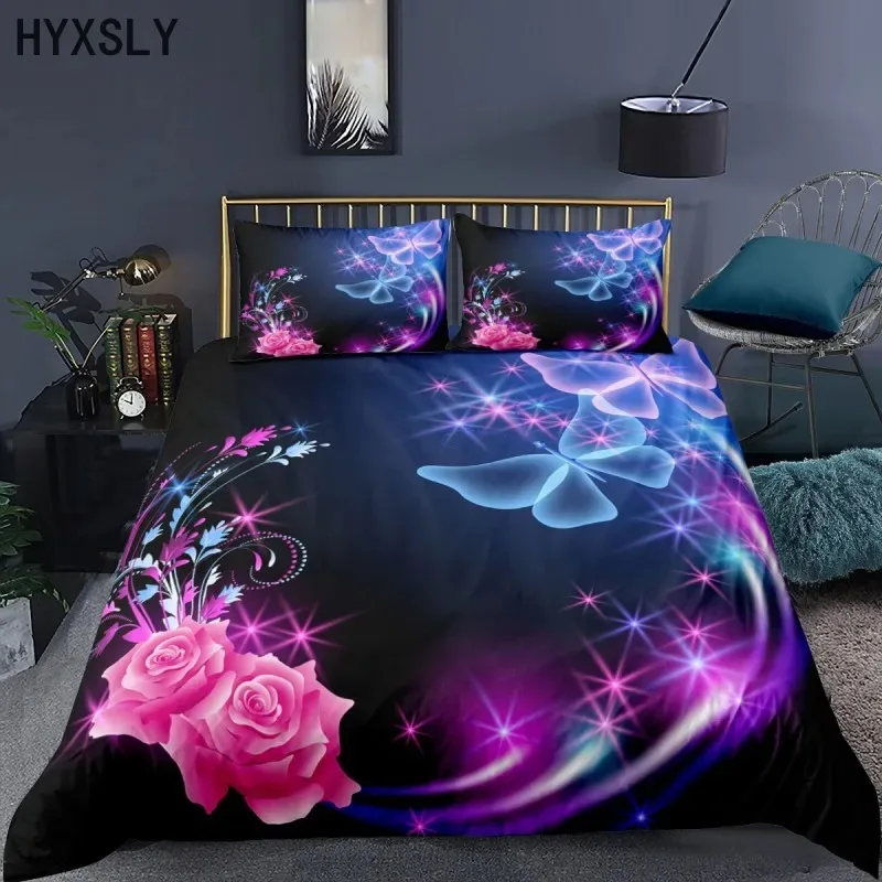 Purple Butterfly Flower Comfortable Duvet Quilt Cover Pillowcase Bedding Set Children Bedroom Decoration Home Textile
Purple Butterfly Flower Comfortable Duvet Quilt Cover Pillowcase Bedding Set Children Bedroom Decoration Home Textile