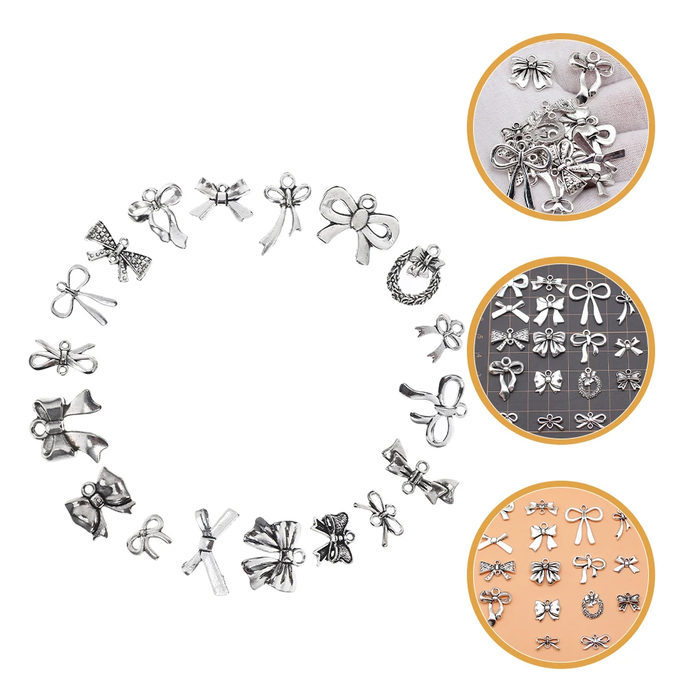 18pcs Bowknot Charms Diy Jewelry Making Pendants Lightweight Mini Decorative Keychain Necklace Bracelet Earring Accessories
18pcs Bowknot Charms Diy Jewelry Making Pendants Lightweight Mini Decorative Keychain Necklace Bracelet Earring Accessories