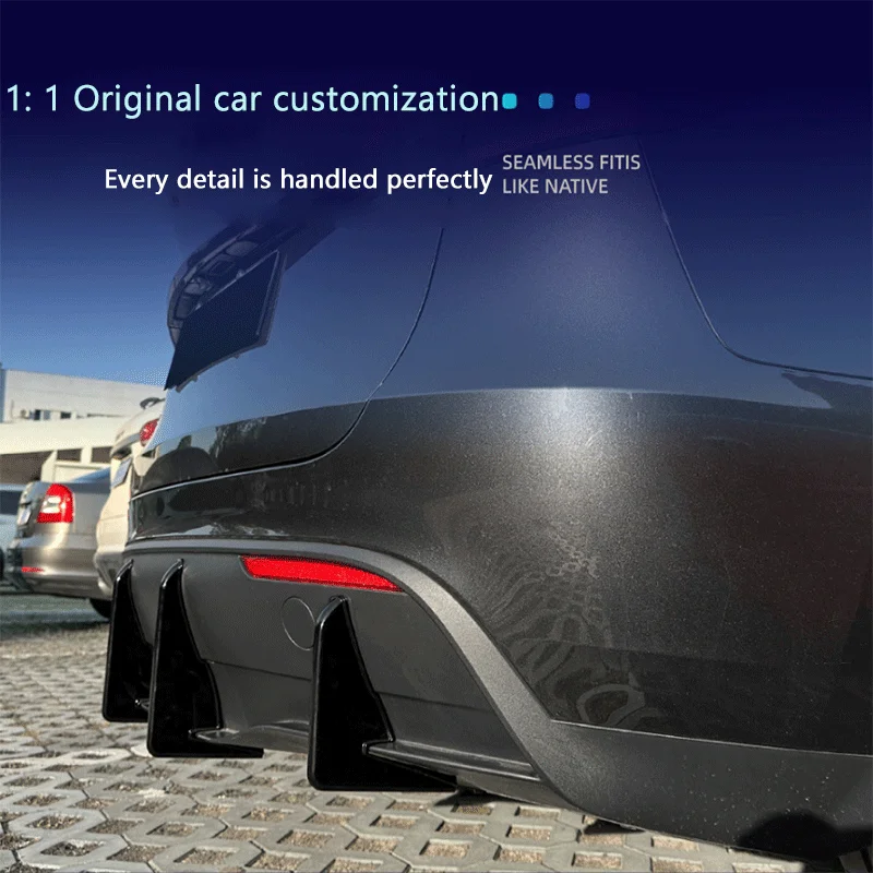 1Set Black ABS Adhesive Rear Lip Spoiler For Tesla Model Y 2017-2024 Exterior Protection Decoration Auto Mod Accessories
1Set Black ABS Adhesive Rear Lip Spoiler For Tesla Model Y 2017-2024 Exterior Protection Decoration Auto Mod Accessories