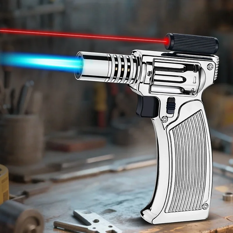 Windproof Infrared Laser High Firepower Lighter Outdoor Large Capacity Inflatable Cigar Barbecue Baking Welding Gun Lighter
Windproof Infrared Laser High Firepower Lighter Outdoor Large Capacity Inflatable Cigar Barbecue Baking Welding Gun Lighter