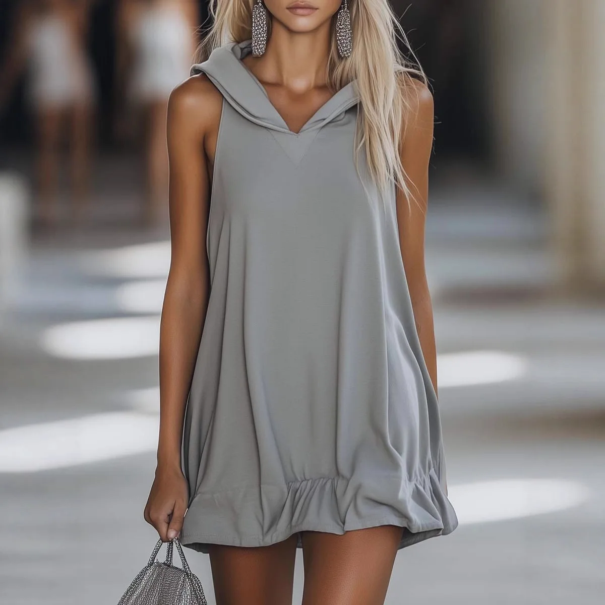 2025 Women's Autumn/Winter New Solid Color Long Sleeveless Hat Dress
2025 Women's Autumn/Winter New Solid Color Long Sleeveless Hat Dress