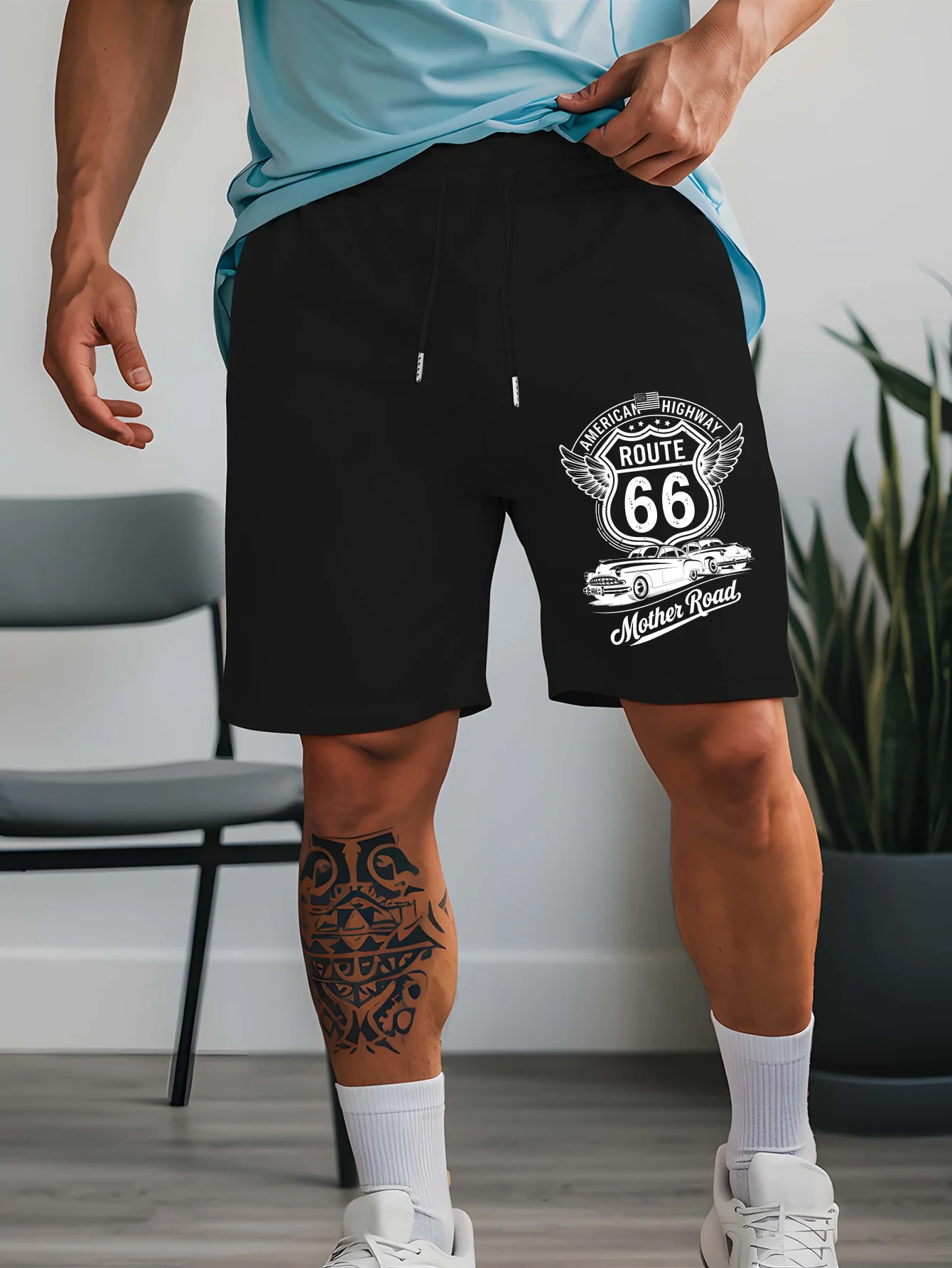 Men's Summer Plus Casual Shorts with Solid Color Drawstring Waistband Design, Perfect for Outdoor Fashion Trends
Men's Summer Plus Casual Shorts with Solid Color Drawstring Waistband Design, Perfect for Outdoor Fashion Trends