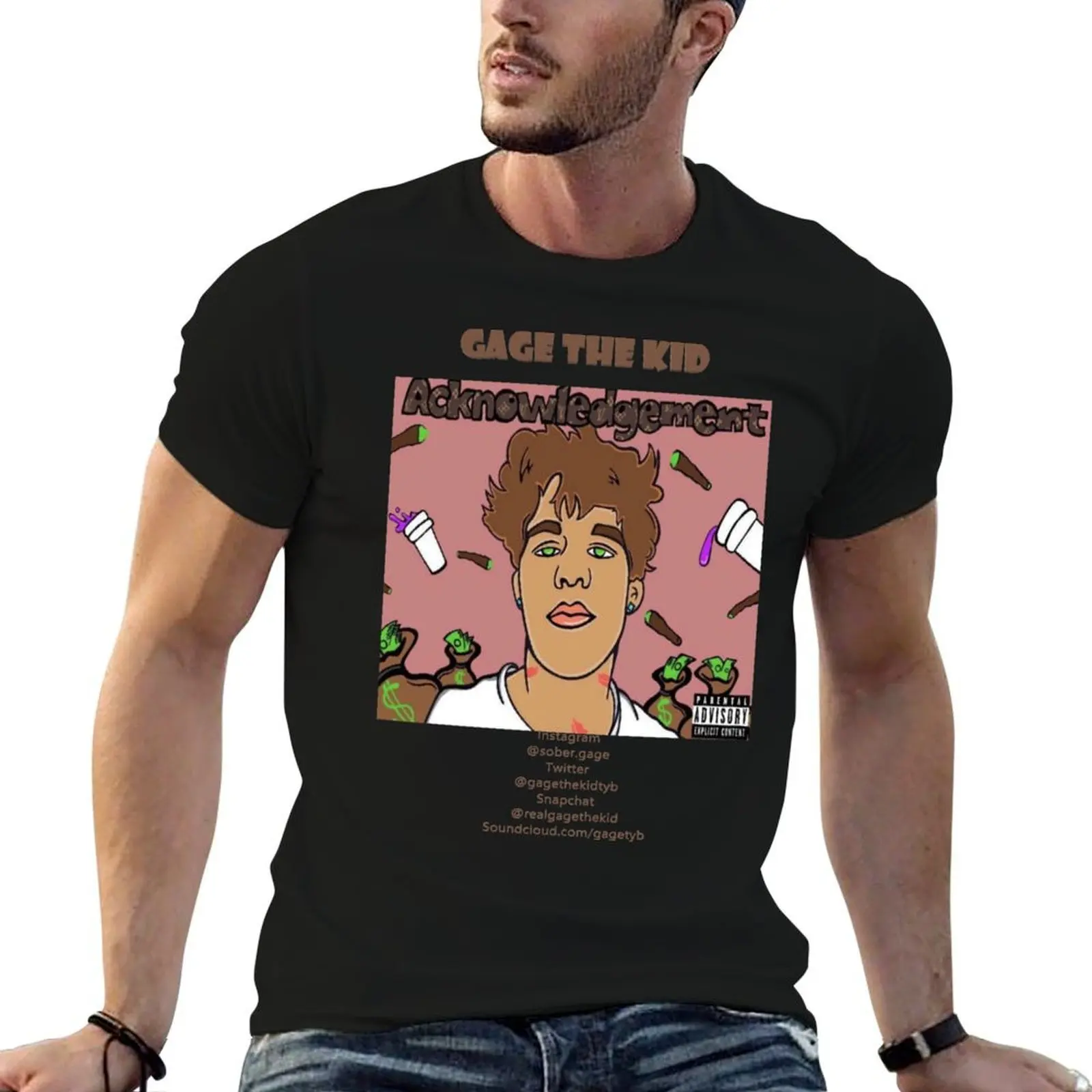 Gage The Kid T-Shirt cotton t shirt pack t shirts for man cotton soft t shirts for man cotton T-shirt
Gage The Kid T-Shirt cotton t shirt pack t shirts for man cotton soft t shirts for man cotton T-shirt