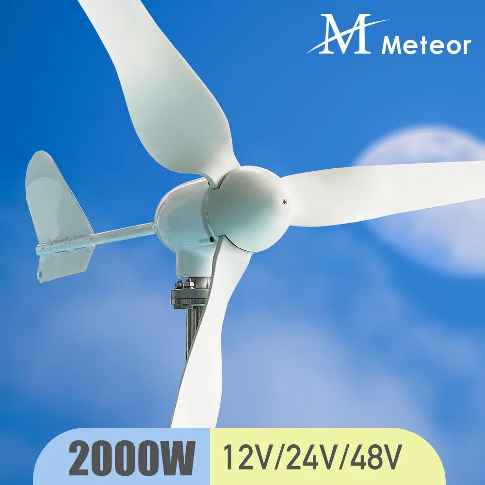 2000W Horizontal Axis Wind Turbine Generator Home Appliance Windmill Free Energy Electric Generator Wind Power Camping PMG
2000W Horizontal Axis Wind Turbine Generator Home Appliance Windmill Free Energy Electric Generator Wind Power Camping PMG