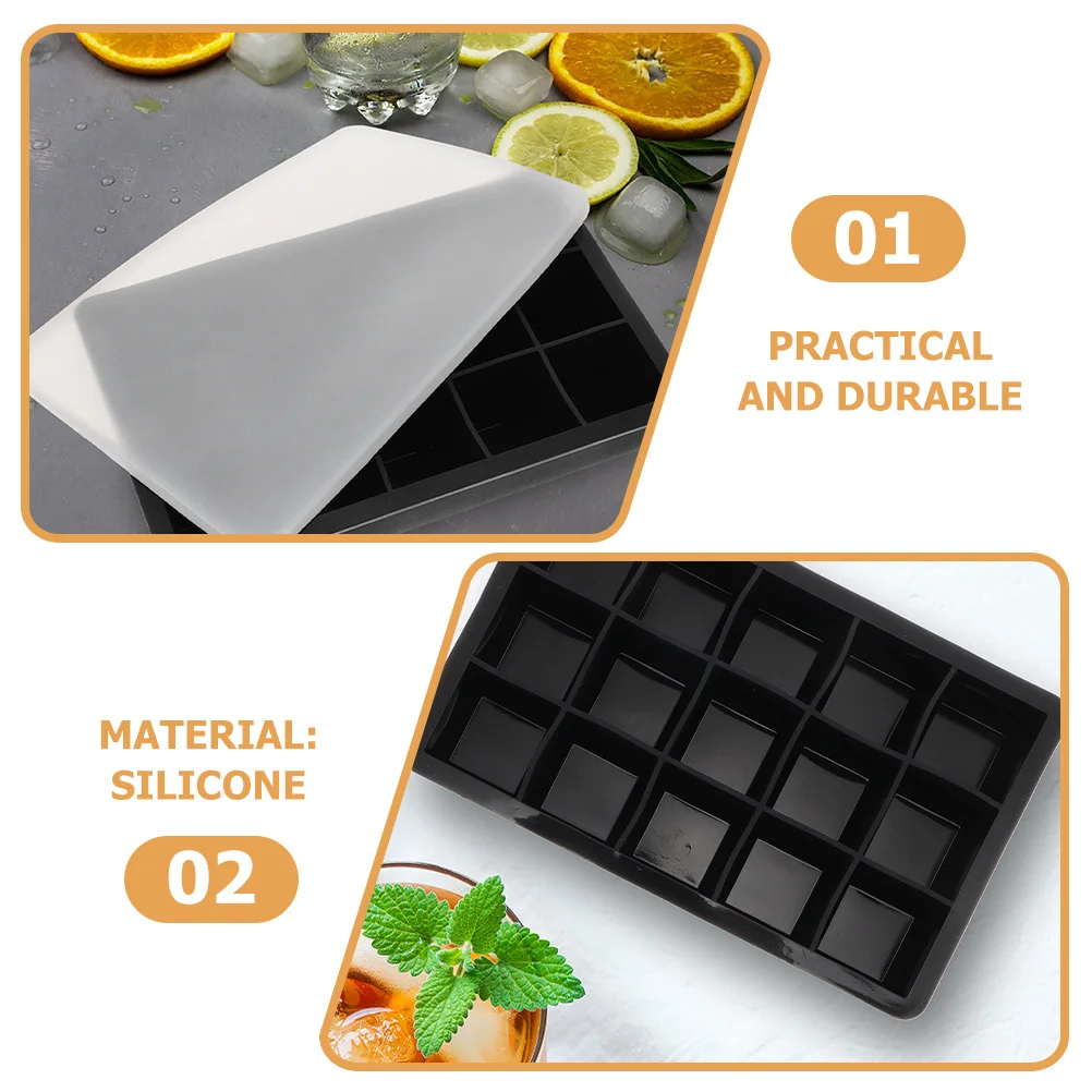2pcs Ice Cube Mold Silicone Large Capacity Bpa Free For Whiskey Cocktails Juice Ice Making Tray Freezer Storage Kitchen Bar
2pcs Ice Cube Mold Silicone Large Capacity Bpa Free For Whiskey Cocktails Juice Ice Making Tray Freezer Storage Kitchen Bar