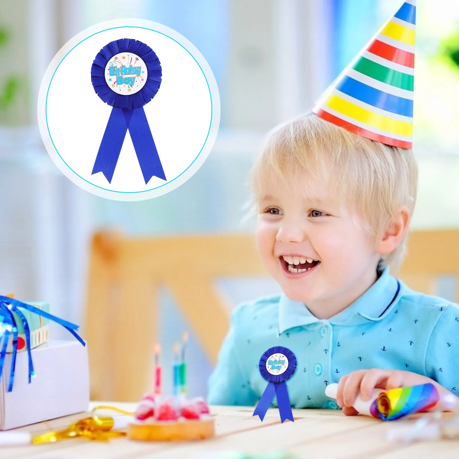 10Pcs Birthday Boy Brooch Pins Lovely Creative Ribbon Breastpin for Men Kids Family Celebration Fun Party Decoration
10Pcs Birthday Boy Brooch Pins Lovely Creative Ribbon Breastpin for Men Kids Family Celebration Fun Party Decoration