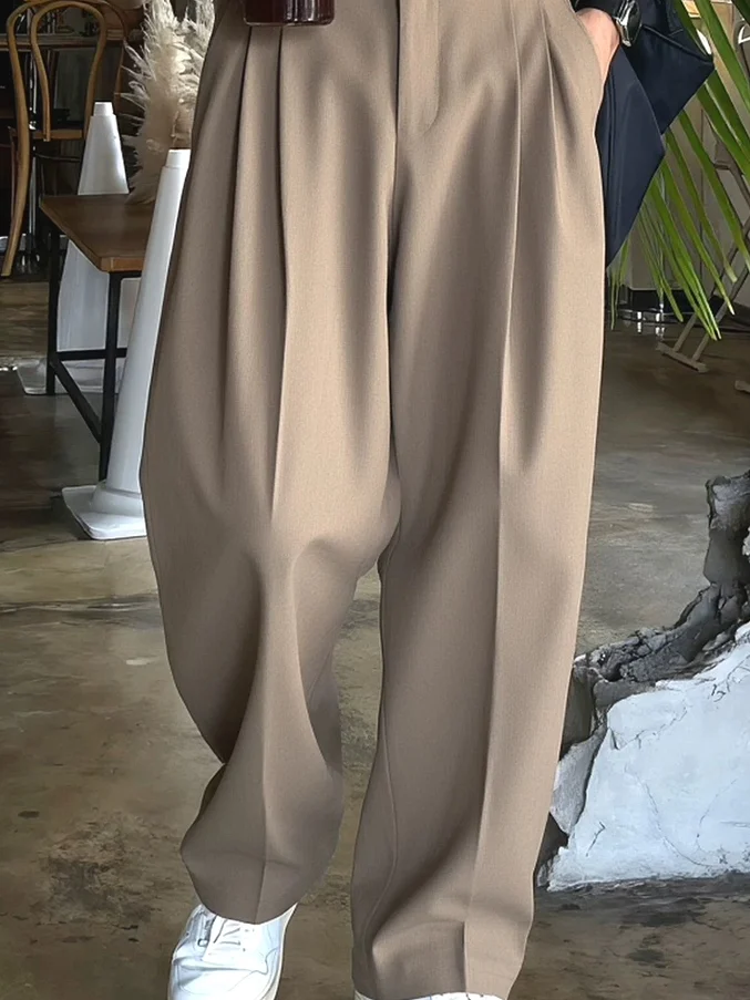 Итальянские мужские повседневные брюки с высокой талией, не требующие глажки, свободные прямые брюки, повседневные рабочие брюки-костюм цвета «Парижская синева»
Итальянские мужские повседневные брюки с высокой талией, не требующие глажки, свободные прямые брюки, повседневные рабочие брюки-костюм цвета «Парижская синева»