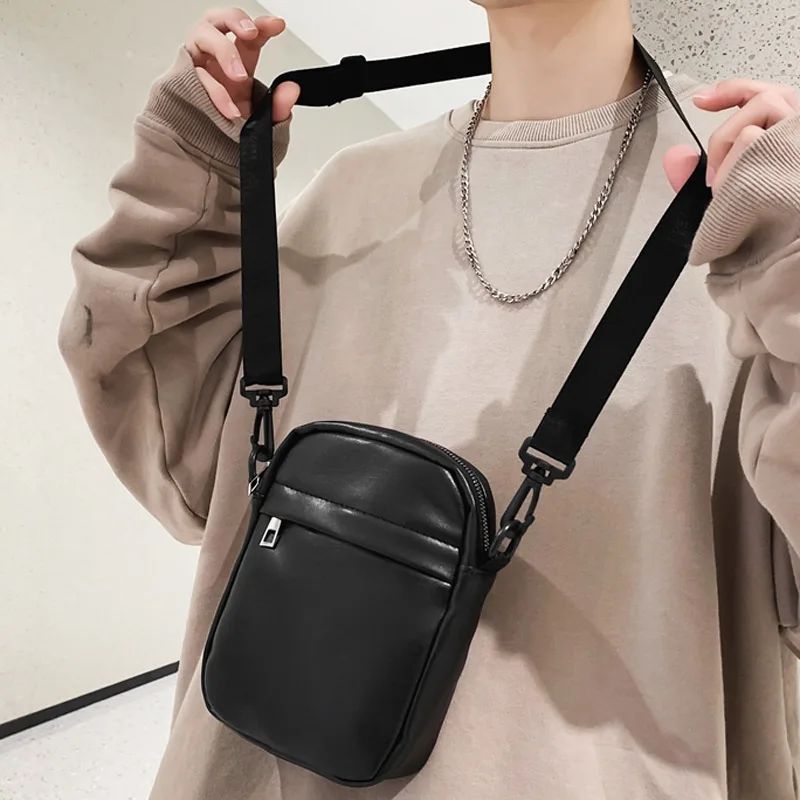 Men Bag Strap Messenger Sling Bags For Men Casual Purse Leather Zipper Pouch Simple Small Crossbody Shoulder Bag Male Purse
Men Bag Strap Messenger Sling Bags For Men Casual Purse Leather Zipper Pouch Simple Small Crossbody Shoulder Bag Male Purse