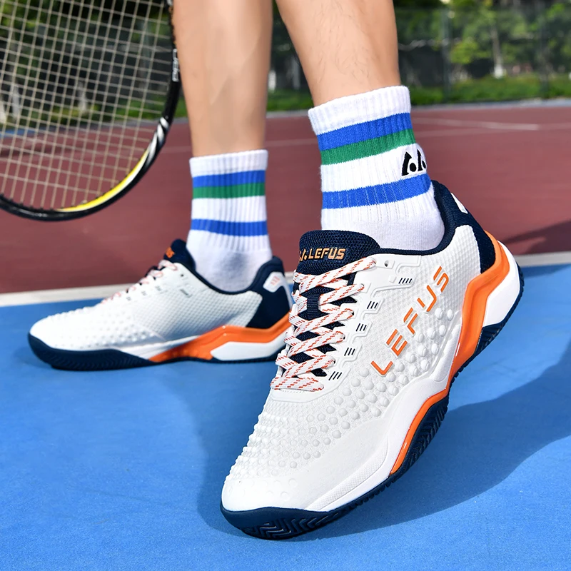 Professional Tennis Shoes Breathable Badminton Volleyball Shoes for Men and Women for Indoor Sports Training Non-slip Competitio
Professional Tennis Shoes Breathable Badminton Volleyball Shoes for Men and Women for Indoor Sports Training Non-slip Competitio