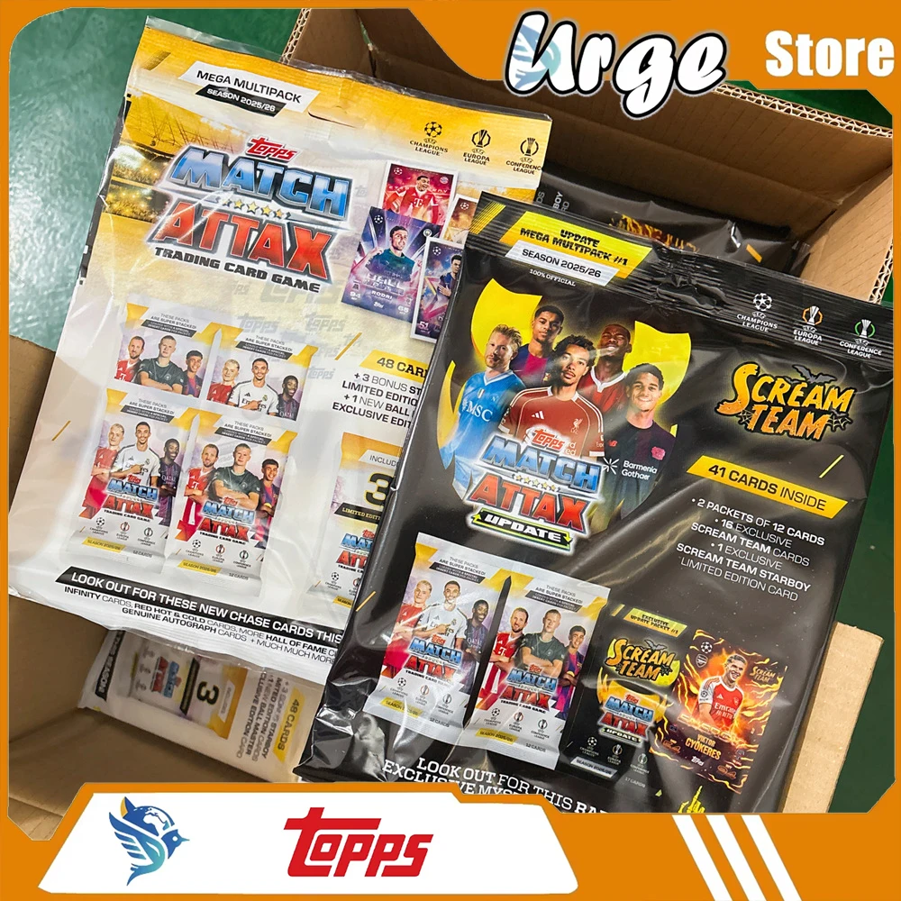 2025-26 Topps UCC Match Attax Mega Multipack Collectible Cards Official UEFA Champions League Soccer Star Cards Trading Cards
2025-26 Topps UCC Match Attax Mega Multipack Collectible Cards Official UEFA Champions League Soccer Star Cards Trading Cards