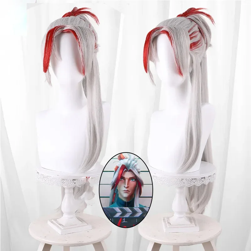 2025 New Game Men Long Hair Red Silver Cosplay Free Wig Cap Heartsteel Yone CosplayKodiak
2025 New Game Men Long Hair Red Silver Cosplay Free Wig Cap Heartsteel Yone CosplayKodiak