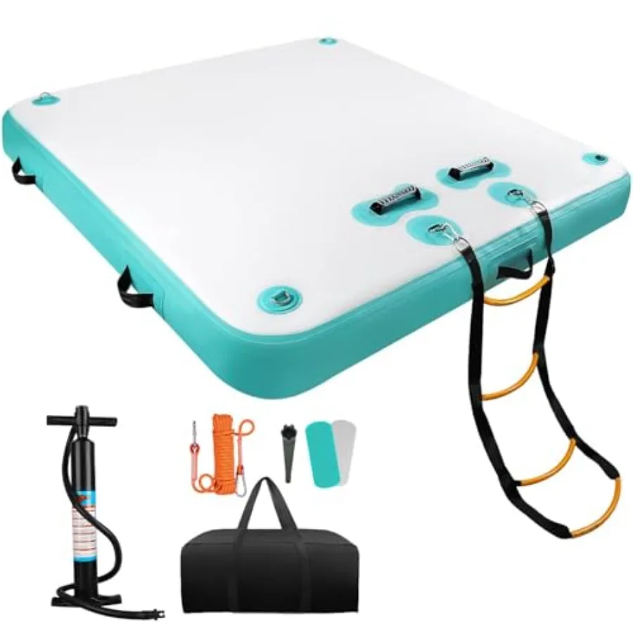 5ft 6ft 8ft 10ft Floating Dock Water Platform Multi-People Inflatable Floating Mat Blue for Lake Boats Island Swimming Pool Dur
5ft 6ft 8ft 10ft Floating Dock Water Platform Multi-People Inflatable Floating Mat Blue for Lake Boats Island Swimming Pool Dur