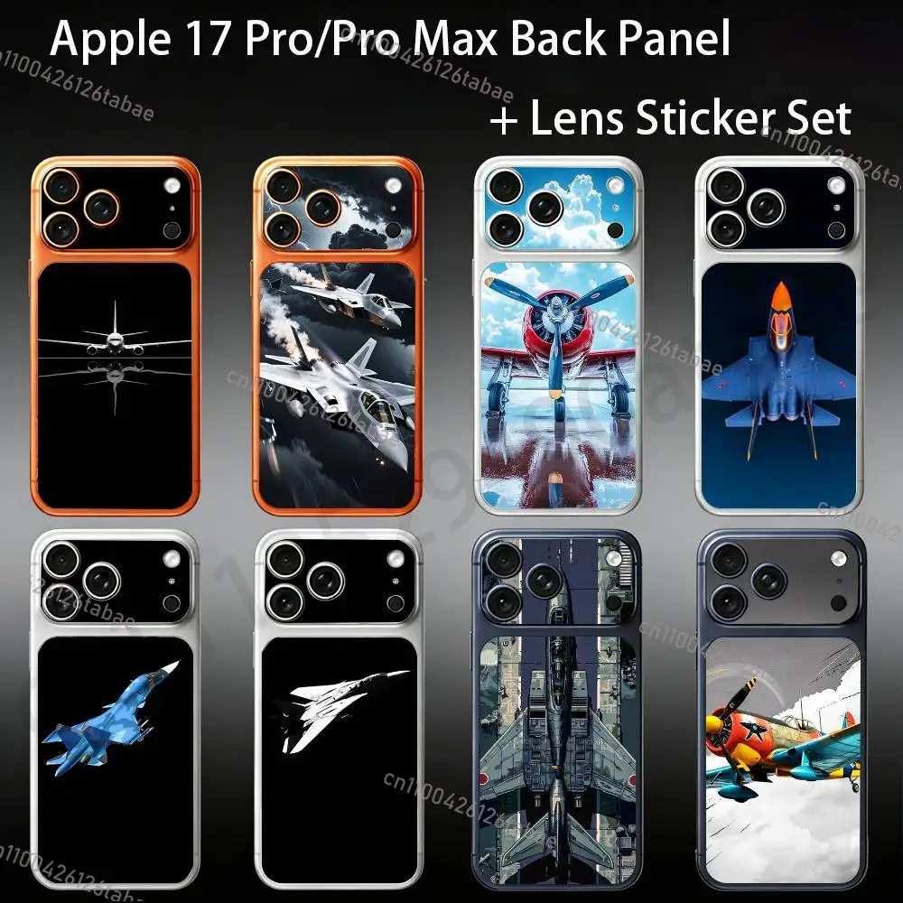 Cool Premium Airplane Pattern For iPhone 17Pro/ProMax Battry Back Cover with Camera Decal Skin Rear Protective Sticker Film
Cool Premium Airplane Pattern For iPhone 17Pro/ProMax Battry Back Cover with Camera Decal Skin Rear Protective Sticker Film