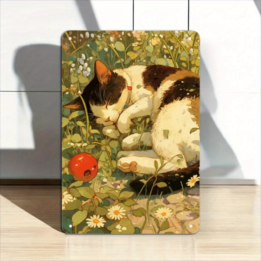 1PC Cat in Garden Aluminum Sign - Decorative Plaque for Home Decor, Wall Art for Garage, Porch, Cafe, Bar, Bedroom (8"x12")
1PC Cat in Garden Aluminum Sign - Decorative Plaque for Home Decor, Wall Art for Garage, Porch, Cafe, Bar, Bedroom (8"x12")