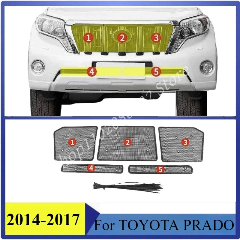 Insect-proof Air Inlet Protect Cover Airin Insert Net Vent Racing Grill For TOYOTA PRADO 2014-2017 Filter
Insect-proof Air Inlet Protect Cover Airin Insert Net Vent Racing Grill For TOYOTA PRADO 2014-2017 Filter