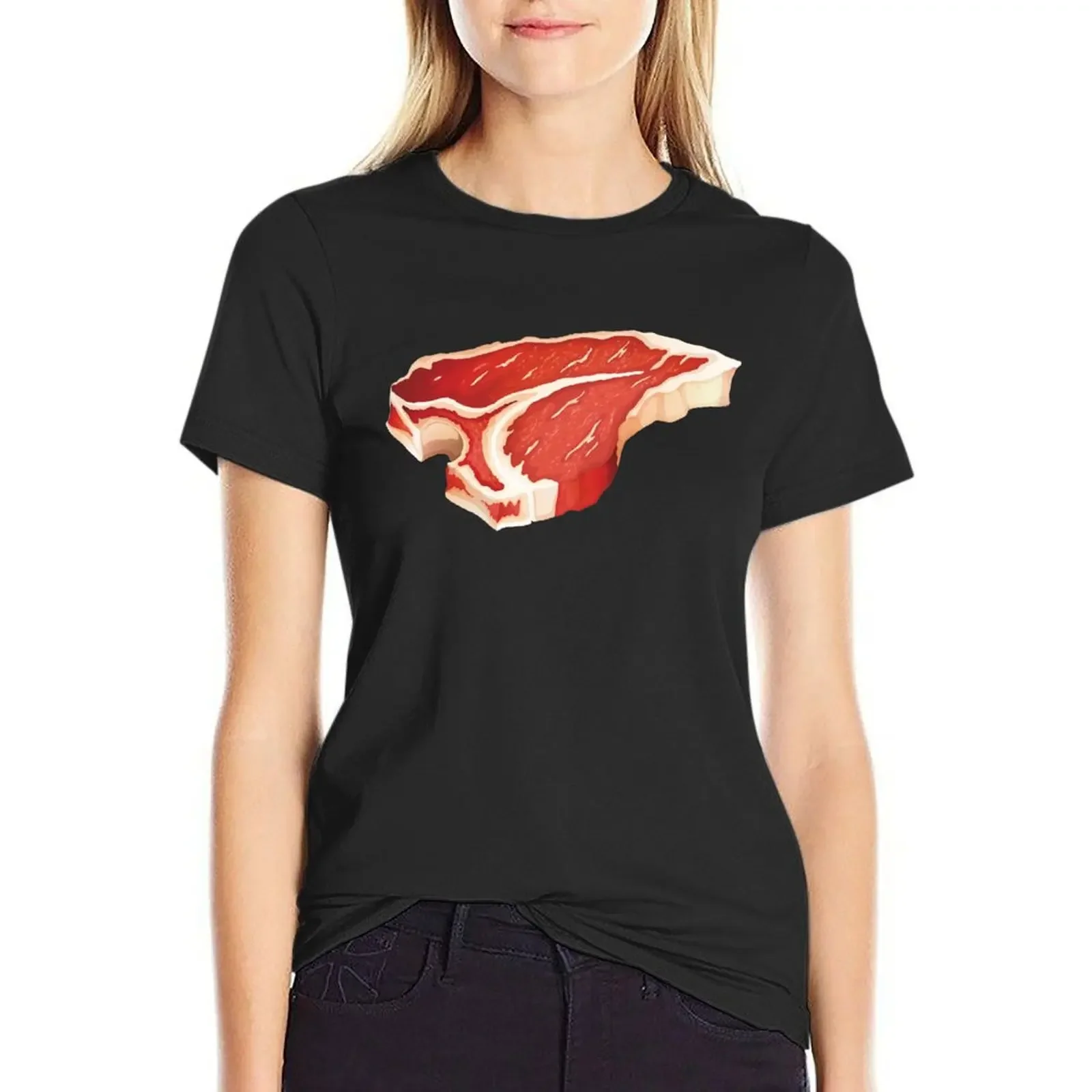 Raw T-Bone Beef Steak T-Shirt sports fans Short sleeve tee blanks vintage clothes spring clothes Women 2025
Raw T-Bone Beef Steak T-Shirt sports fans Short sleeve tee blanks vintage clothes spring clothes Women 2025