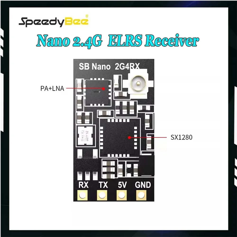 Приемник SpeedyBee Nano 2.4G ExpressLRS ELRS для FPV фристайла дальнего действия дронов DIY Запчасти
Приемник SpeedyBee Nano 2.4G ExpressLRS ELRS для FPV фристайла дальнего действия дронов DIY Запчасти