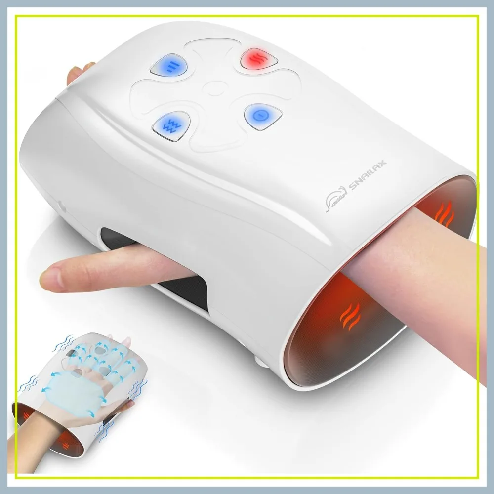 Hand Massager with Heat and Compression for Arthritis, Carpal Tunnel, Finger Numbness, Cordless, FSA Eligible
Hand Massager with Heat and Compression for Arthritis, Carpal Tunnel, Finger Numbness, Cordless, FSA Eligible