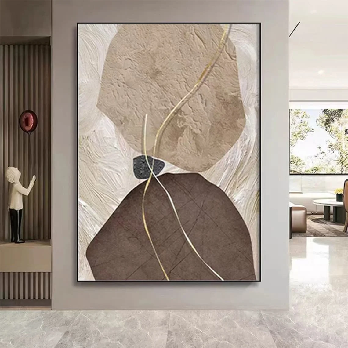 Large Beige Abstract Handmade Painting Wabi-sabi Wall Art Black and Beige Painting Earth Tone Painting Wall Art Large Home Decor
Large Beige Abstract Handmade Painting Wabi-sabi Wall Art Black and Beige Painting Earth Tone Painting Wall Art Large Home Decor