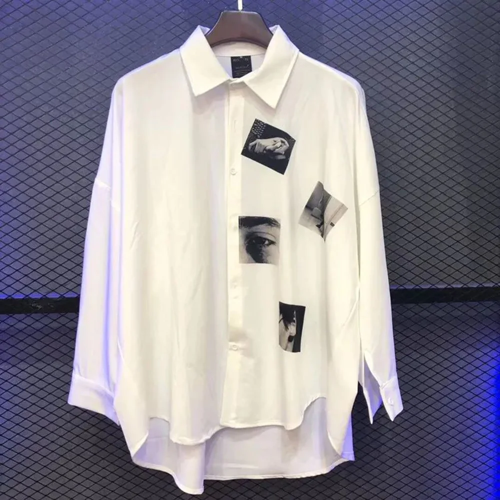 Mens Shirts Photo Print Casual Shirts Streetwear Personality Japanese Retro Simple Campus All-Match Tops Men'S Clothing 2024
Mens Shirts Photo Print Casual Shirts Streetwear Personality Japanese Retro Simple Campus All-Match Tops Men'S Clothing 2024