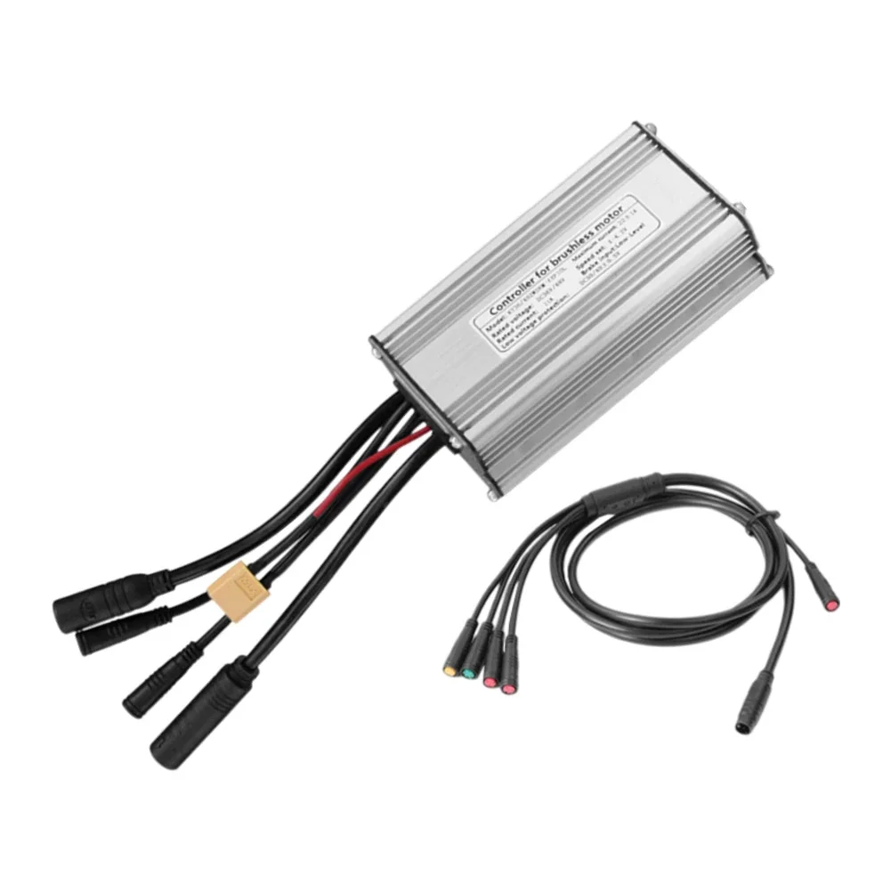 Aluminum Alloy E-bike Controller Sine Wave Controller Silver 500W Controller Brake Control Sensitivity Compact Size
Aluminum Alloy E-bike Controller Sine Wave Controller Silver 500W Controller Brake Control Sensitivity Compact Size