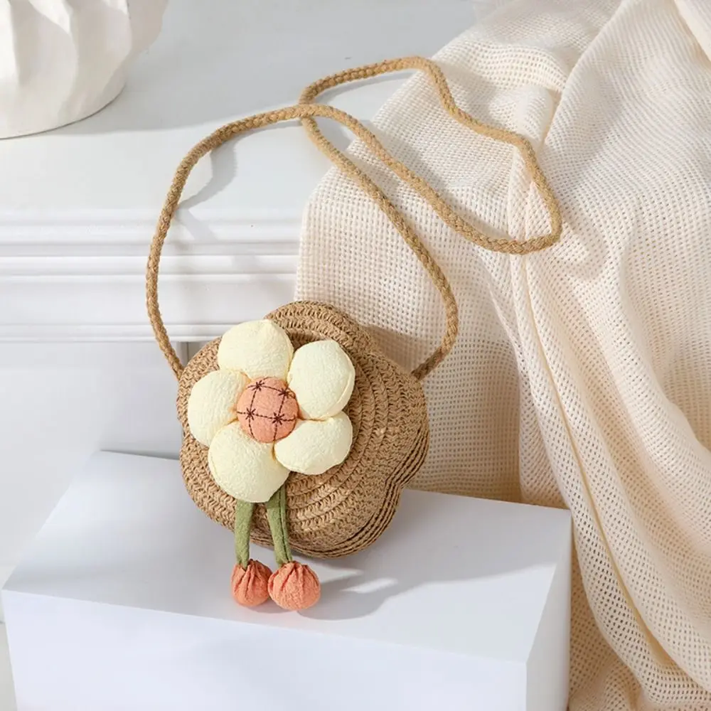 Flower Woven Straw Mini Handbag Kids Girls Crossbody Coin Purse Summer Shoulder Bag
Flower Woven Straw Mini Handbag Kids Girls Crossbody Coin Purse Summer Shoulder Bag