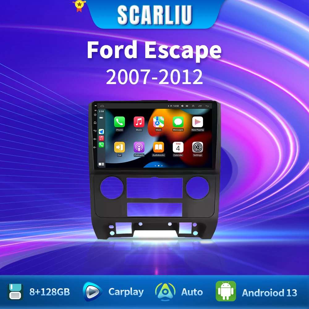 SCARLIU Android 13 For Ford Escape 2007-2012 Multimedia Car Player Auto Radio Navigation GPS Stereo No 2din DVD BT
SCARLIU Android 13 For Ford Escape 2007-2012 Multimedia Car Player Auto Radio Navigation GPS Stereo No 2din DVD BT