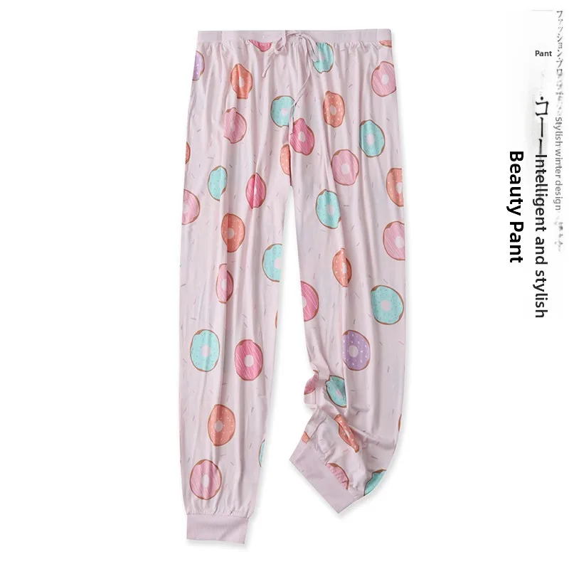 Large Size Floral Print Sleep Pants Elastic Waist Loose Fit Home Pants Drawstring Casual Long Trousers for Women
Large Size Floral Print Sleep Pants Elastic Waist Loose Fit Home Pants Drawstring Casual Long Trousers for Women