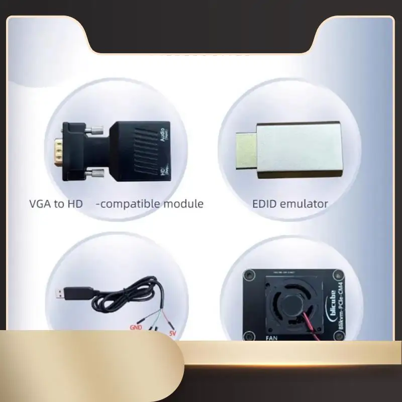 Blicube Blikvm Pcie "KVM Over IP" Remote Control For Raspberry Pi CM4 With POE -Compatible CSI Interface Durable Easy To Use
Blicube Blikvm Pcie "KVM Over IP" Remote Control For Raspberry Pi CM4 With POE -Compatible CSI Interface Durable Easy To Use