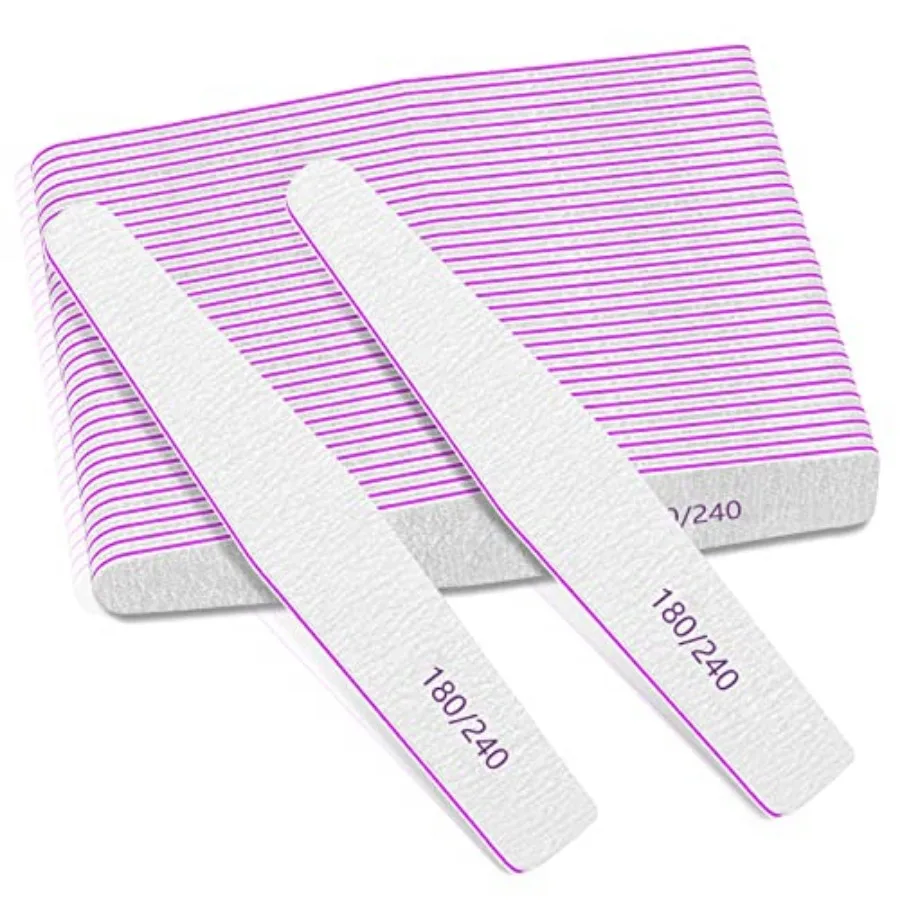 50 Pcs Nail File Set, Emery Board Nail Files for Natural Nails 80/240 Grit Nail File for Natural Nail Shaping Nail Filers Manic
50 Pcs Nail File Set, Emery Board Nail Files for Natural Nails 80/240 Grit Nail File for Natural Nail Shaping Nail Filers Manic
