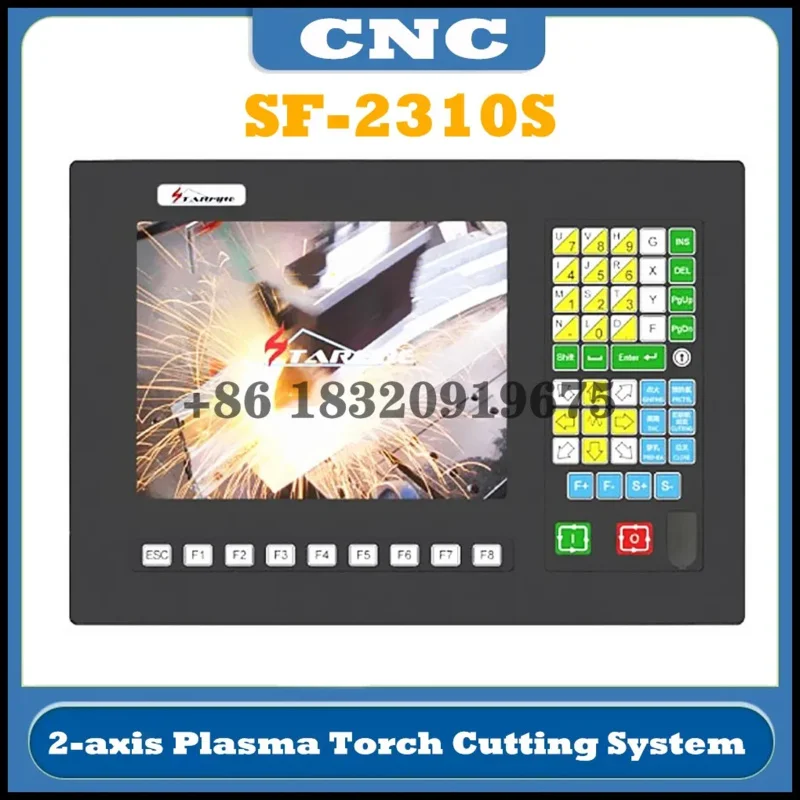 CNC STARFIRE SF-2310S CNC Plasma Flame 2-Axis Cutting Machine System 10-Inch Screen Cyclmotion
CNC STARFIRE SF-2310S CNC Plasma Flame 2-Axis Cutting Machine System 10-Inch Screen Cyclmotion