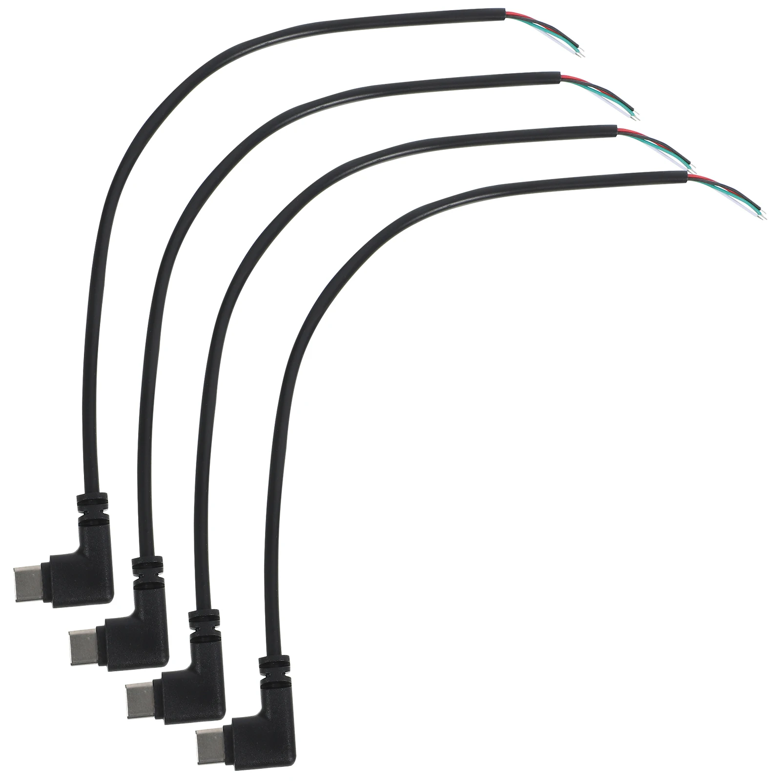 4 Pcs Data 90 Degree Right Bare Cable Angle PVC Bare Wire Open End Type C Cable Replacement Male Plug Charging Line
4 Pcs Data 90 Degree Right Bare Cable Angle PVC Bare Wire Open End Type C Cable Replacement Male Plug Charging Line