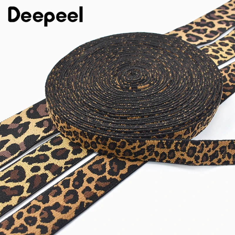 2-10Meters 15-50mm Leopard Elastic Band Pants Waistband Decor Rubber Bands Belt Garment Replace Stretch Tape Sewing Accessories 
2-10Meters 15-50mm Leopard Elastic Band Pants Waistband Decor Rubber Bands Belt Garment Replace Stretch Tape Sewing Accessories